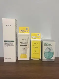 Anua クレンジングオイル　PDRNミスト　ビタミンUV サンスティック　4点