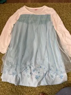 アナ雪　エルサ風ワンピース　チュニック