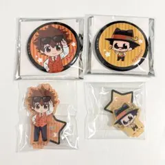 REBORN ロフト ミニキャラアクリルスタンド 缶バッジ 沢田綱吉 リボーン