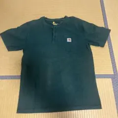 Carhartt M ヘンリーネック Tシャツ ダークグリーン