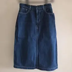 SOMETHING ONES デニム ロング タイトスカート　EDWINレトロのサムネイル