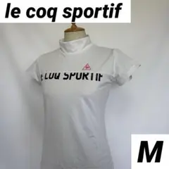 【le coq sportif】半袖　モックネックシャツ　Mサイズ