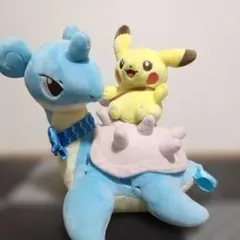 シンガポールポケモンセンター限定品】ラプラス ピカチュウ ぬいぐるみ
