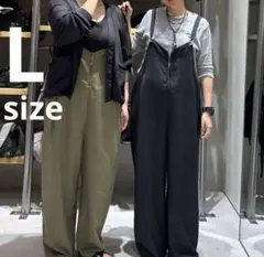 【be with M】Misayo楽キレサロペ Niko and… サロペット黒