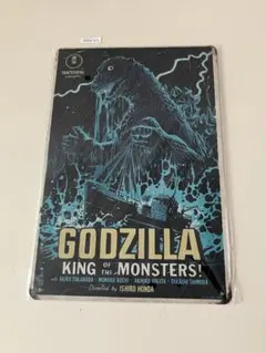 GODZILLA ブリキ看板 インテリア 昭和レトロ