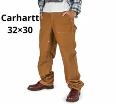 美品 USA製　Carhartt ダブルニー ぺインター ワークパンツ L
