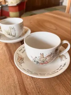 ウェッジウッドピーターラビット カップ・ソーサー2客セット