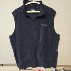 Columbia フリースベスト ネイビー