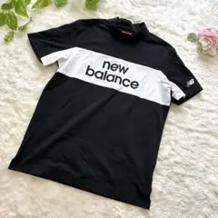 ニューバランスゴルフ　モックネック　半袖Tシャツ　サイズ5　黒　メンズ