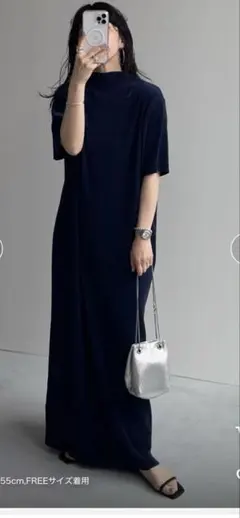 wee9s デイリーデイリースーパーストレッチプリーツワンピース[半袖]