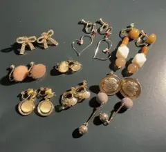 イヤリング　ゴールド　8個セット