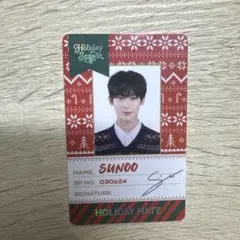 ENHYPEN WORLD ポップアップストア SP カード ソヌ　ホリデー