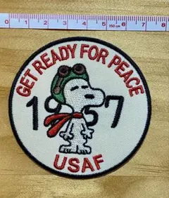 ★USAF◆フライングエース⭐︎1957▲スヌーピー　ワッペン▲ミリタリー