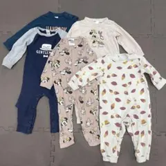 ロンパース・カバーオール 5着まとめ売り 90cm H&M カーターズ