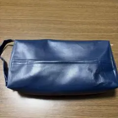 ムーミン エンボス加工 ポーチ ネイビー