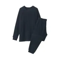 無印良品　なめらかニットフリース　長袖ルームウェアセット　メンズ