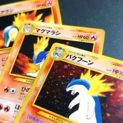 旧裏 バクフーン 進化ライン3枚セット LV.57 No.157