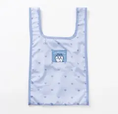 【ちいかわ】エコバッグ ハートチョコレート ハチワレ ブルー