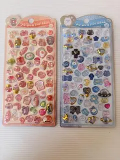 うるちゅる3Dポップシール【韓国限定】 2セット パンと宇宙