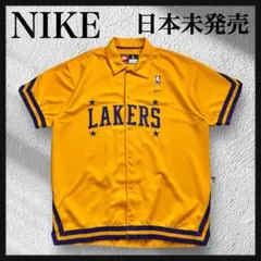 【海外限定モデル☆レイカーズ☆】ナイキ NBA刺繍 ウォームアップ ジャージ