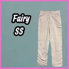 Fairy ストレッチ　カジュアルパンツ アイボリー ハイライズ　デイリーのサムネイル