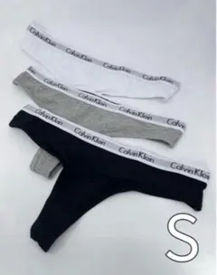 Calvin Klein Tバック Gストリング 3枚セット3色
