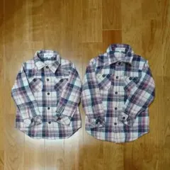 2枚セット シャツ グリーンレーベルリラクシング