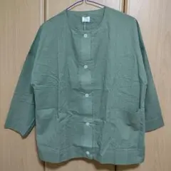 ふんわり　ジャケット　シャツ　フリーサイズ　コットン　綿　新品　カーディガン