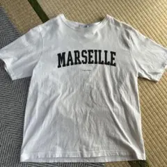 SLOBE IENA MARSEILLE ロゴTシャツ ホワイトのサムネイル