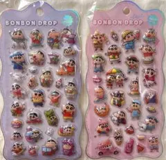 クレヨンしんちゃん ボンボンドロップシール 2点セット 海外製 即購入⭕️