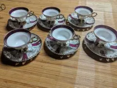 ティーカップ・ソーサーセット 6個入り