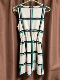 EGOIST ノースリーブ チェック柄 ミニワンピース