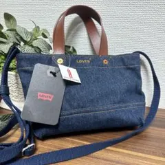 【未使用タグ付き】Levi's デニムショルダーバッグのサムネイル