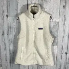 Patagonia フリースベストレディースMサイズクリーム