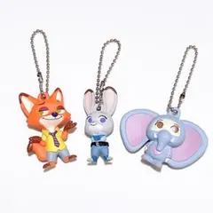 ズートピア ぺたんこマスコット 3点セット