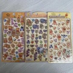 プーさん　ボンボンドロップシール　うるちゅるポップシール　プチドロップステッカー