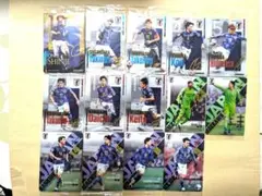 週末セール　サッカー日本代表 ツインウエハース 14枚セット