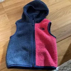 THE NORTH FACE フリースベスト ネイビー/ピンク
