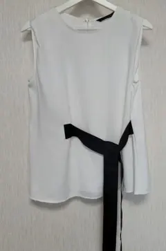 ZARA BASIC ホワイト ノースリーブ M