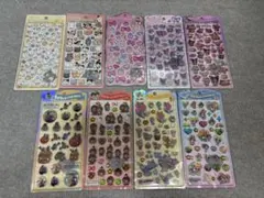 ボンボンドロップシール、うるちゅるポップシール　9点セット