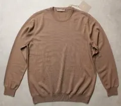 CRUCIANI★新品6.3万円クルチアーニ 18Gウール丸首ニット52 モカのサムネイル
