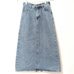 DAY CLOSET デニム ロングスカート スリット入りのサムネイル