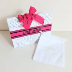 Christian Dior 巾着袋 ピンク - メルカリ