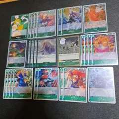 ワンピースカード　緑　ミンク族　構築デッキパーツ