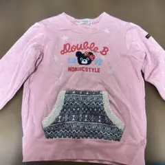 DOUBLE.B ノルディックスタイル トレーナー 120 ミキハウス