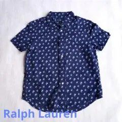 ラルフローレン 半袖シャツ サイズ6 ネイビー