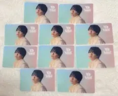 ＊なにわ男子 BON BON VOYAGE 西畑大吾 クリアソロカード 10枚＊