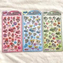 【正規品】うるちゅるポップシール パワーパフガールズ【3枚】