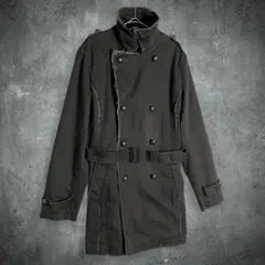 OPIUM Y2K ナポレオンコート ブラックデニム ロングジャケット L