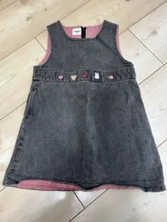 デニムジャンバースカート